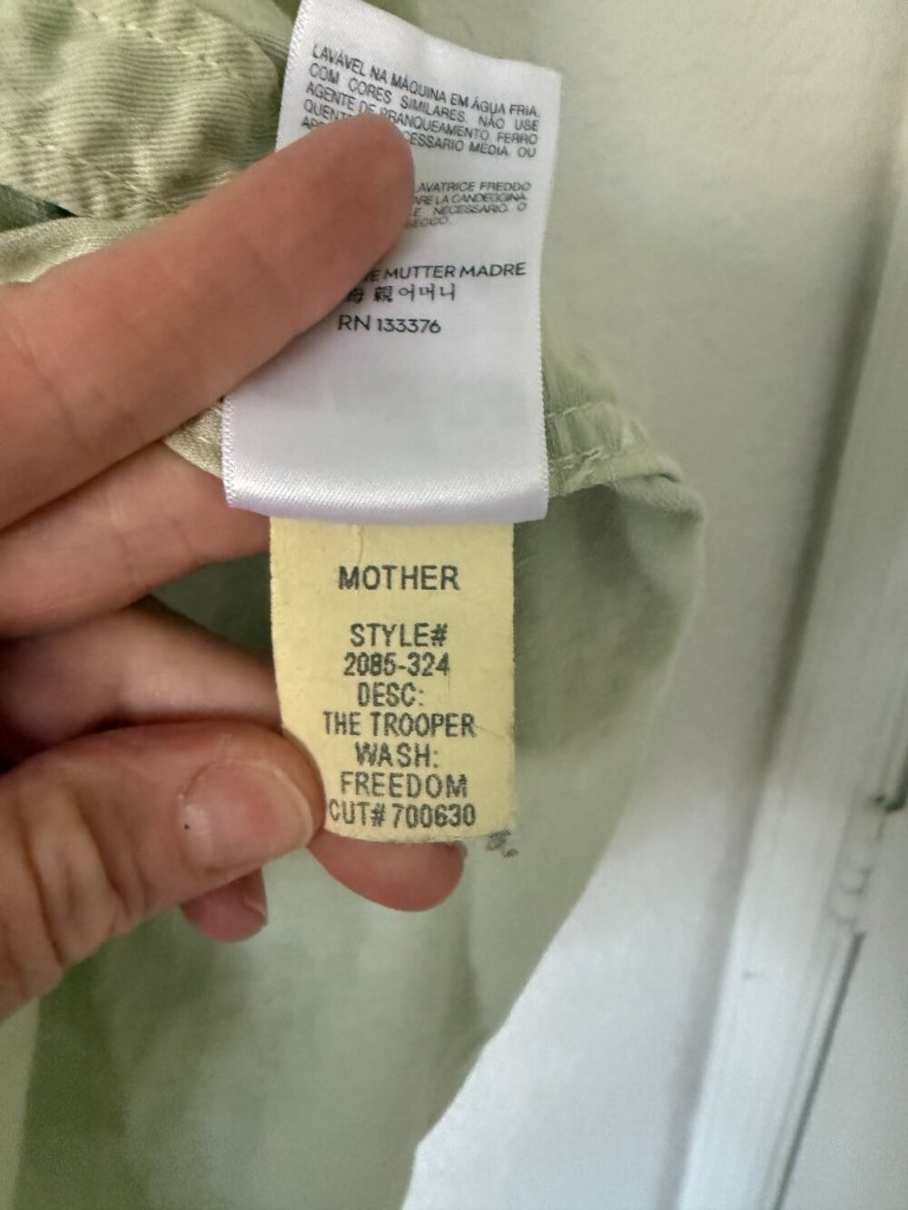 MOTHER The Trooper Long Sleeve Button Up- Trooper- M- MSRP $255 - Picture 9 of 15